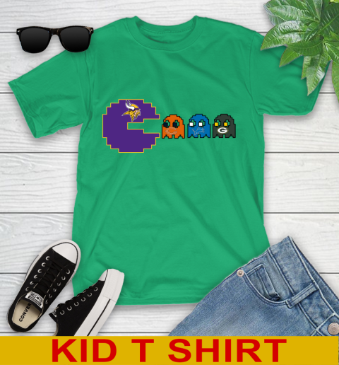 Minnesota Vikings NFL Football Pac Man Champion Youth T-Shirt 6