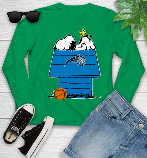 Orlando Magic NBA Basketball Snoopy Woodstock The Peanuts Movie Youth Long Sleeve 6