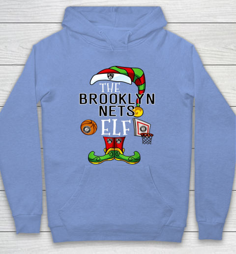 Brooklyn Nets Christmas ELF Funny NBA Hoodie 8