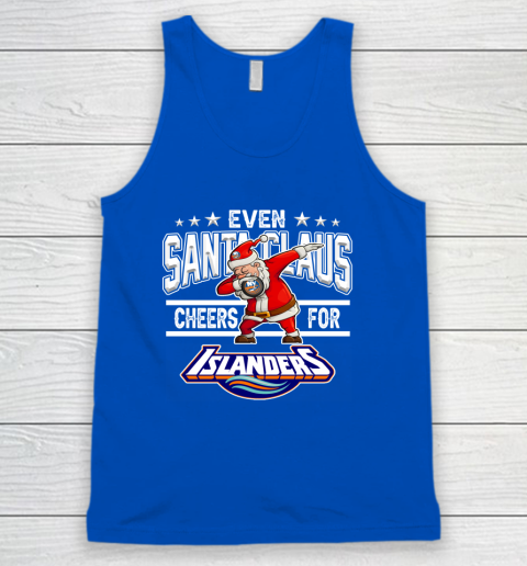 New York Islanders Even Santa Claus Cheers For Christmas NHL Tank Top 4
