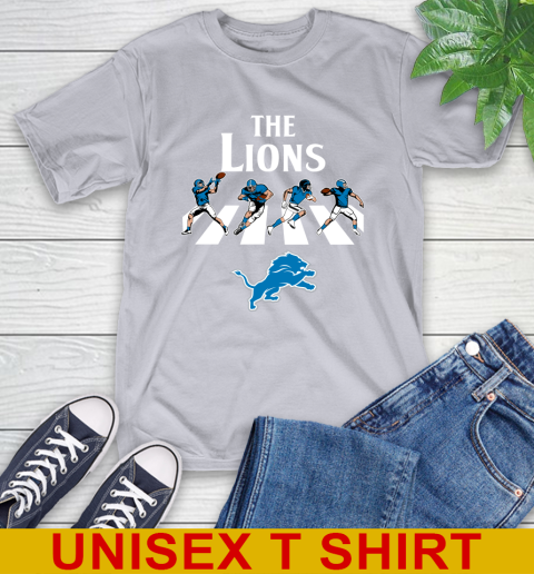NFL Football Detroit Lions The Beatles Rock Band Shirt T-Shirt 5