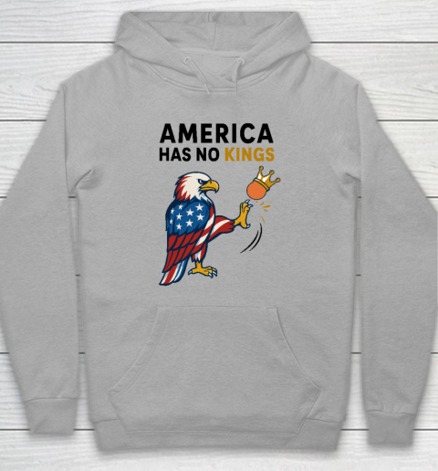 America Has No Kings Eagle Kick Orange Anti Trump Hoodie 4