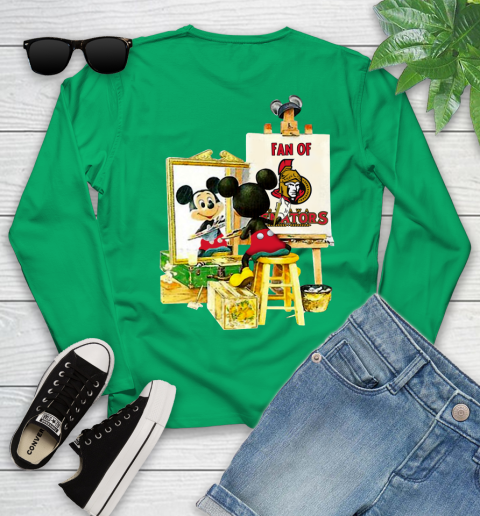 NHL Hockey Ottawa Senators Mickey Drawing Shirt 118