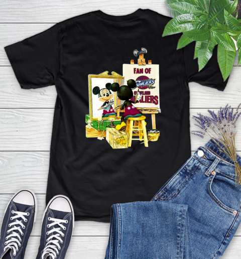 NBA Basketball Cleveland Cavaliers Mickey Drawing Shirt 82