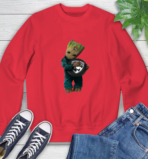 NHL Groot Guardians Of The Galaxy Hockey Sports Florida Panthers Sweatshirt 10
