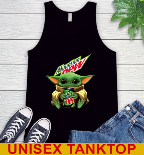 Star Wars Baby Yoda Hugs Mountain Dew Soft Drink Shirt 71