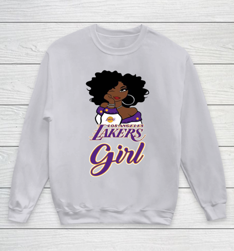 Los Angeles Lakers Girl NBA Youth Sweatshirt 4