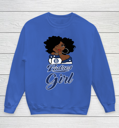 San Diego Padress Girl MLB Youth Sweatshirt 8