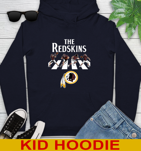 NFL Football Washington Redskins The Beatles Rock Band Shirt Youth Hoodie 3