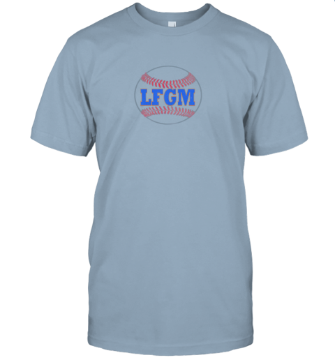 porm lfgm baseball new york jersey t shirt 60 front light blue