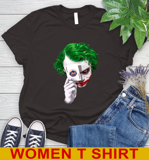 New York Mets MLB Baseball Joker Card Shirt Women's T-Shirt 9