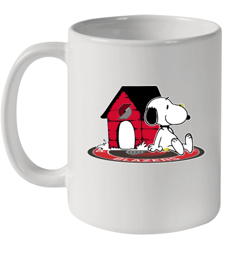 NBA Basketball Portland Trail Blazers Snoopy The Peanuts Movie Shirt Ceramic Mug 11oz
