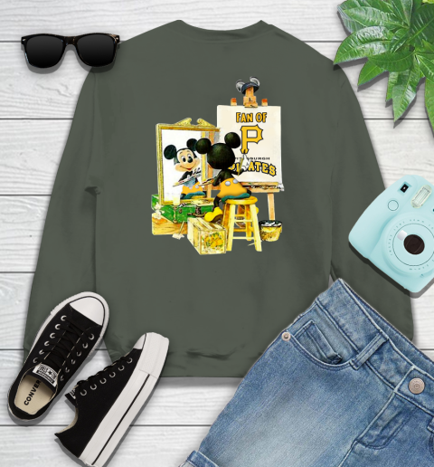 MLB Baseball Pittsburgh Pirates Mickey Drawing Shirt 112
