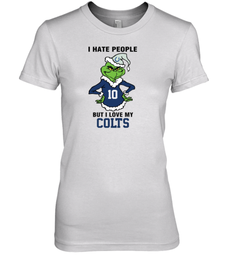I Hate People But I Love My Colts Indianapolis Colts NFL Teams Premium Women's T-Shirt