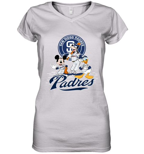 MLB San Diego Padres Mickey Mouse Donald Duck Goofy Baseball T Shirt Youth  T-Shirt