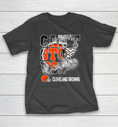 NFL Cleveland Browns Can't Stop Vs T-Shirt