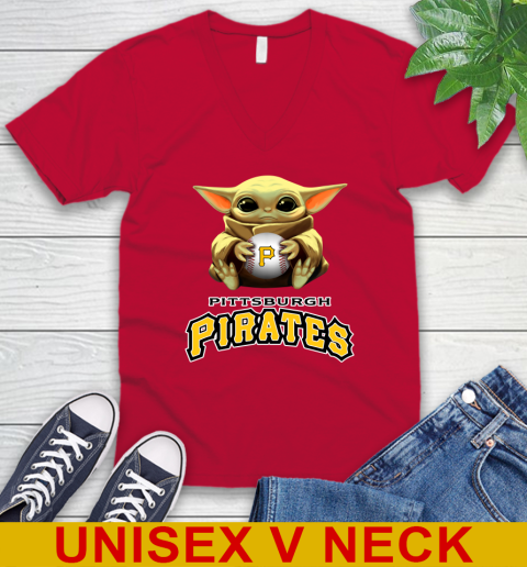 MLB Baseball Pittsburgh Pirates Star Wars Baby Yoda Shirt 55