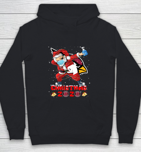 Arizona Cardinals Funny Santa Claus Dabbing Christmas 2020 NFL Youth Hoodie
