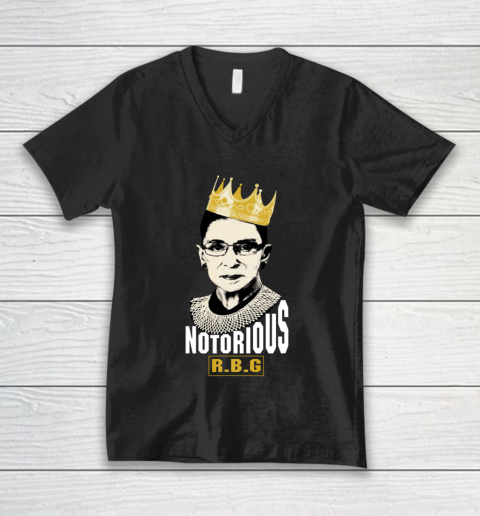Notorious RBG Ruth Bader Ginsburg Political V-Neck T-Shirt