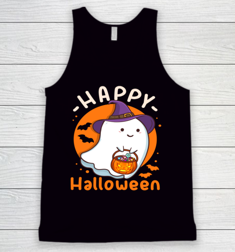 Happy Halloween Ghost Pumpkin Halloween Party Tank Top