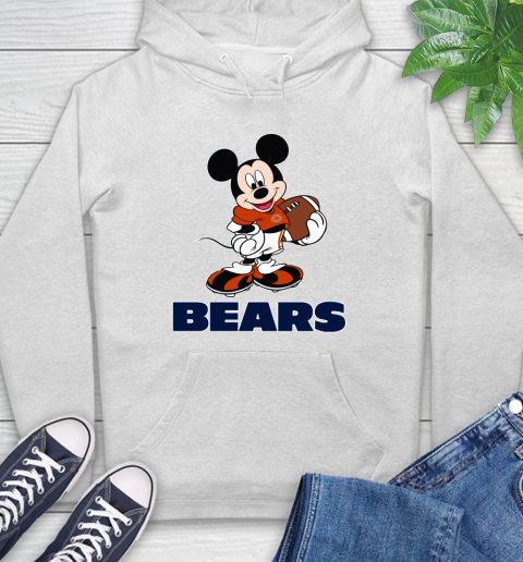 NFL Football Chicago Bears Cheerful Mickey Mouse Shirt Hoodie 2