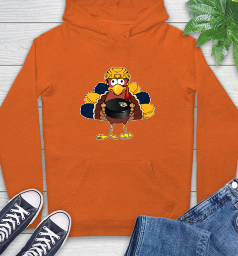 Nashville Predators Turkey Thanksgiving Day Hoodie 5