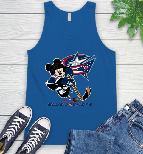 NHL Columbus Blue Jackets Mickey Mouse Disney Hockey T Shirt Tank Top 5