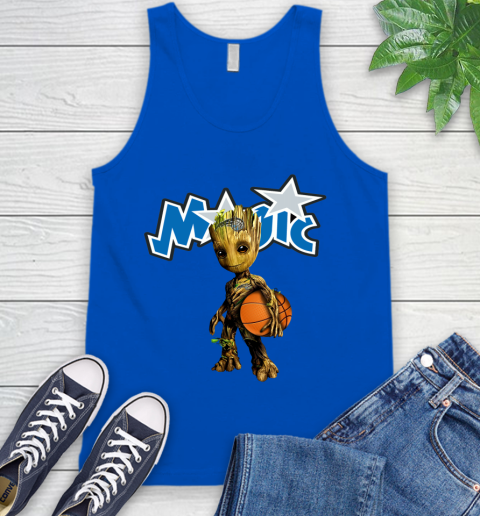 Orlando Magic NBA Basketball Groot Marvel Guardians Of The Galaxy Tank Top 5
