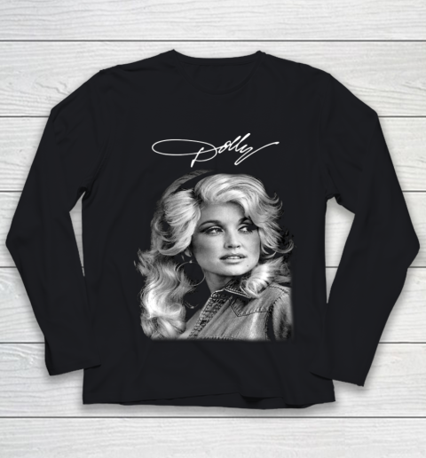 Dolly Parton Classic Vintage Signature Youth Long Sleeve