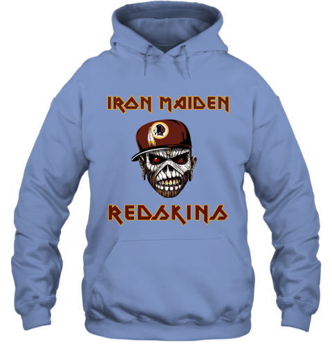 NFL Washington Redskins Iron Maiden Rock Band Music Football Sports PFEDByjZrrX hoodie 23 95 151514 front carolina blue