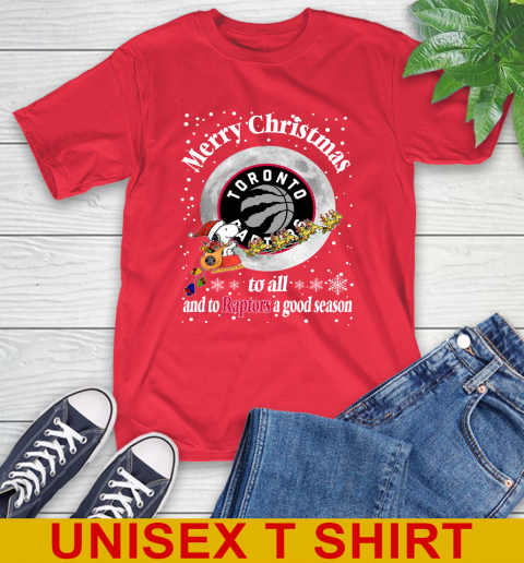 Toronto Raptors Merry Christmas To All And To Raptors A Good Season NBA Basketball Sports T-Shirt 12