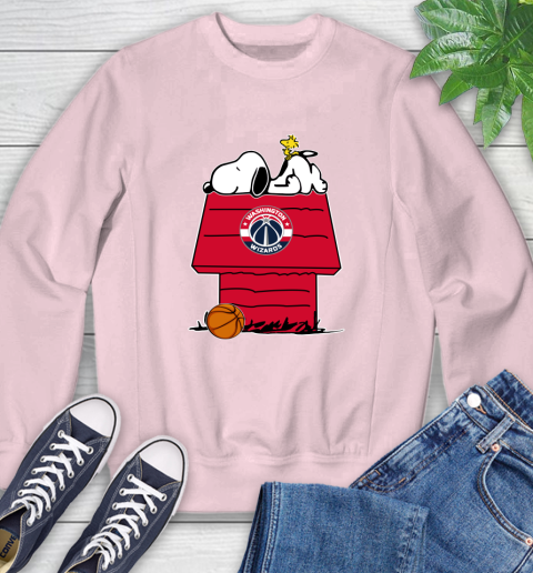 Washington Wizards NBA Basketball Snoopy Woodstock The Peanuts Movie Sweatshirt 9