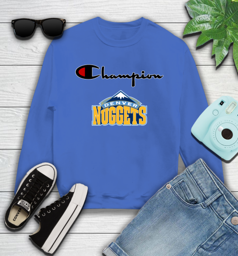 NBA Basketball Denver Nuggets Champion Shirt Youth Sweatshirt 4