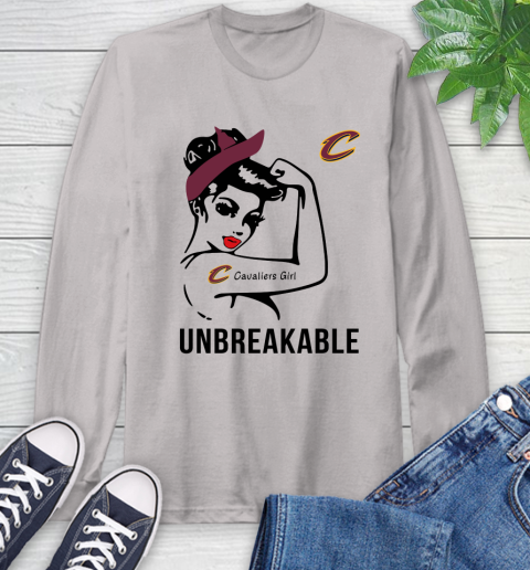 NBA Cleveland Cavaliers Girl Unbreakable Basketball Sports Long Sleeve T-Shirt 11