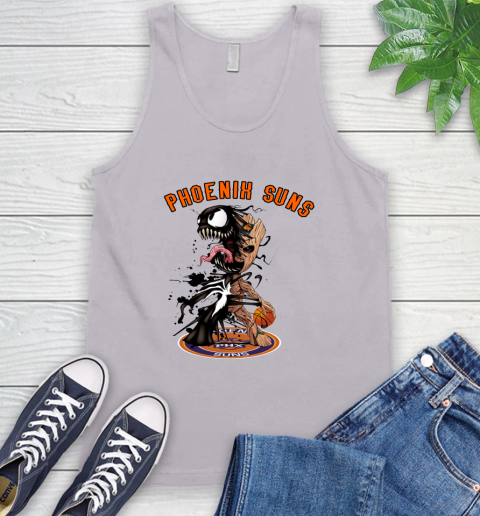 NBA Phoenix Suns Basketball Venom Groot Guardians Of The Galaxy Tank Top 4