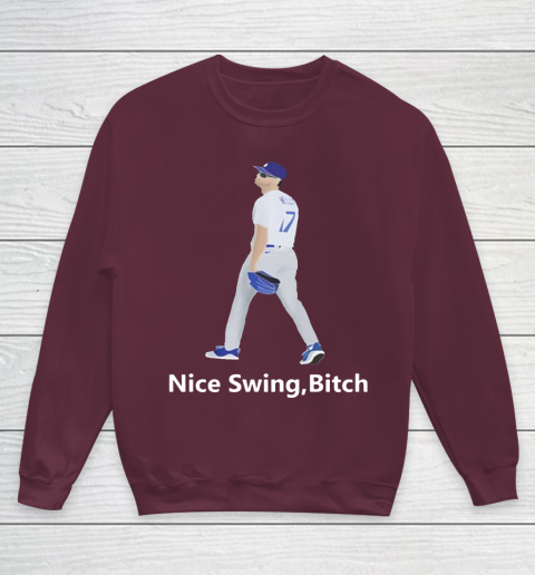 Nice Swing Bitch Joe Kelly Youth Sweatshirt 4