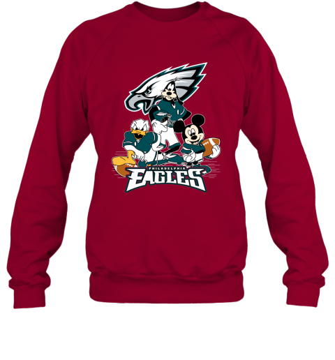 Philadelphia Eagles Ugly Christmas Sweater Mens Small Green / Gray Crewneck  NFL