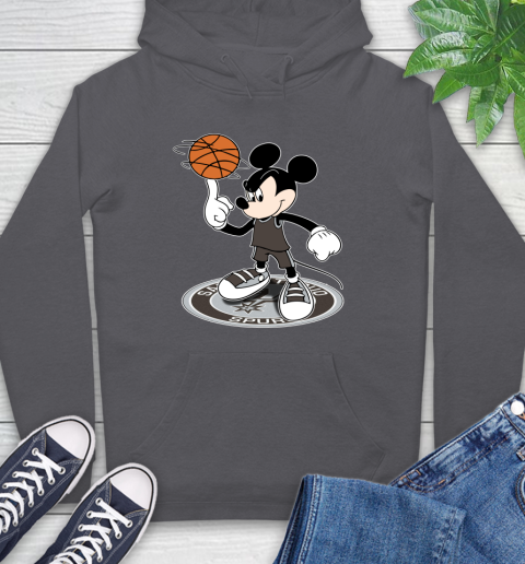 NBA Basketball San Antonio Spurs Cheerful Mickey Disney Shirt Hoodie 7