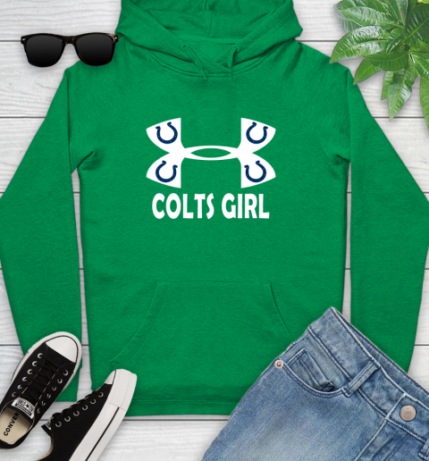 NFL Indianapolis Colts Girl Under Armour Football Sports Youth Hoodie 9