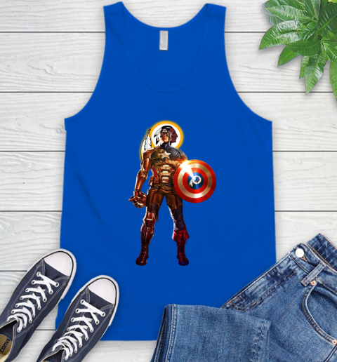 NFL Captain America Marvel Avengers Endgame Football Sports Washington Redskins Tank Top 5