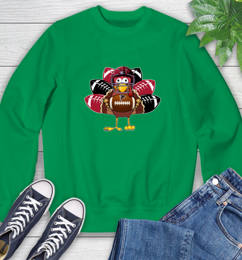 Atlanta Falcons Turkey Thanksgiving Day Sweatshirt 6
