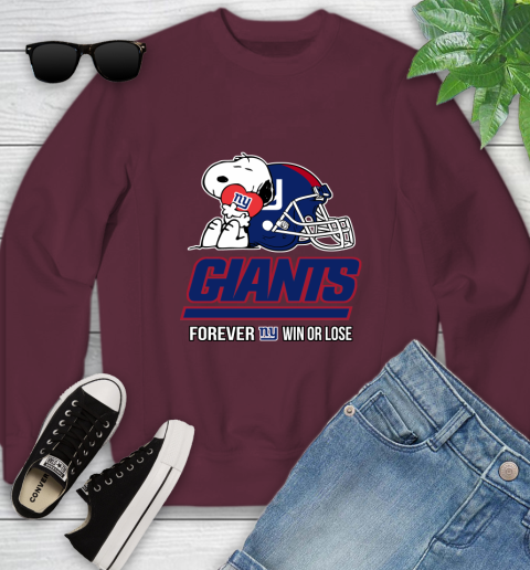 NFL The Peanuts Movie Snoopy Forever Win Or Lose Football New York Giants 119