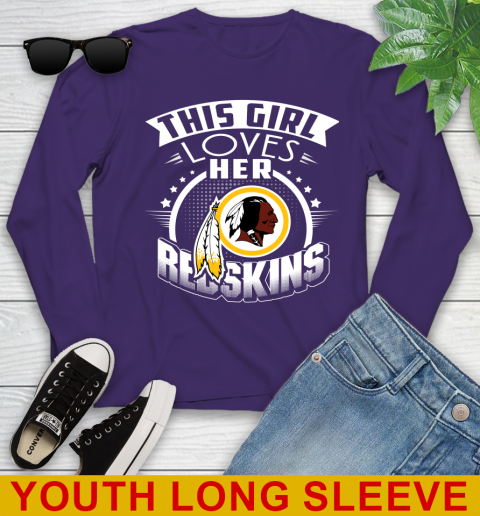 Washington Redskins NFL Football This Girl Loves Her Team 120