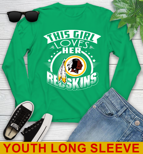Washington Redskins NFL Football This Girl Loves Her Team 123