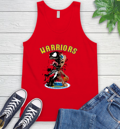 NBA Golden State Warriors Basketball Venom Groot Guardians Of The Galaxy Tank Top 6