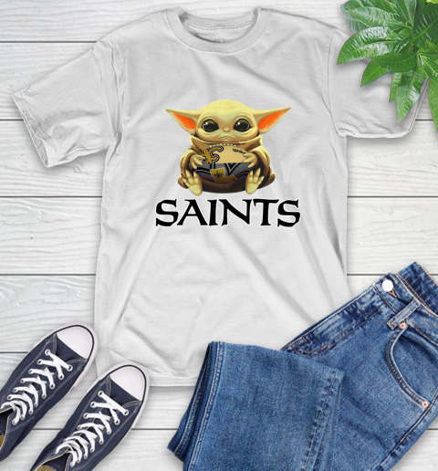 Nfl Football New Orleans Saints Baby Yoda Star Wars Shirt T Shirt