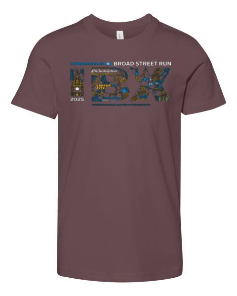 Ibx Broad Street Run Independence 2025 Premium Youth T-shirt