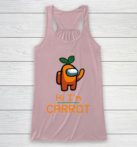 Among Us Shirt IM CARROT ORANGE AMONG A7 Racerback Tank 5