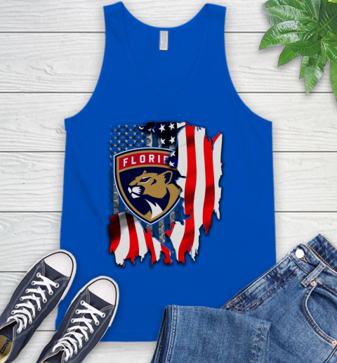 Florida Panthers NHL Hockey American Flag Tank Top 4