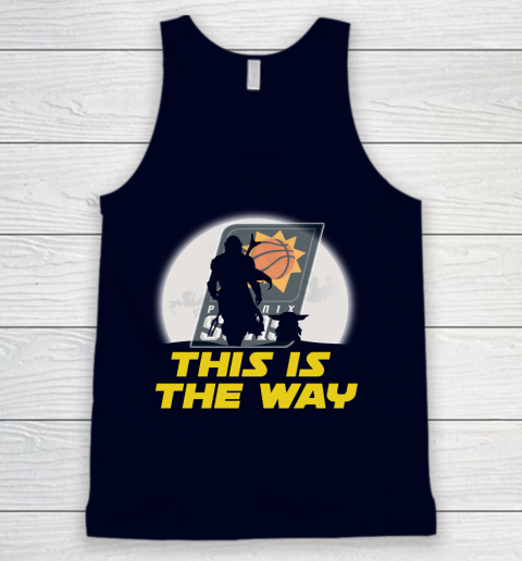 Phoenix Suns NBA Basketball Star Wars Yoda And Mandalorian This Is The Way Tank Top 2
